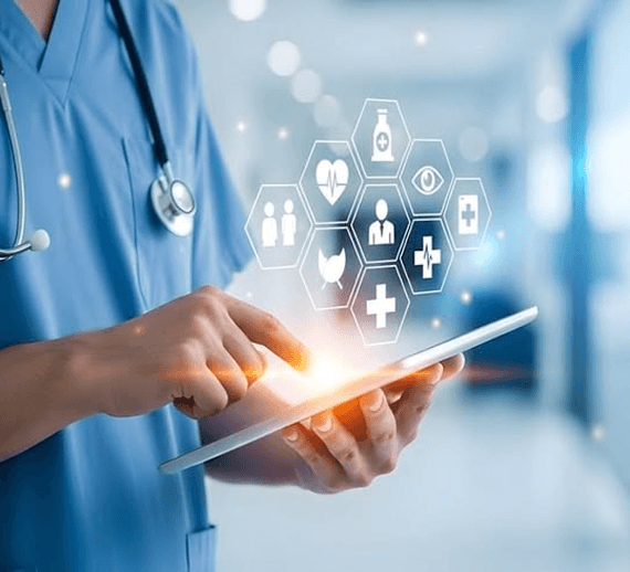 Healthcare section background image